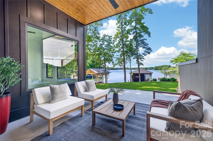 Exterior details and patio area of a home in , Norwood (Image 3).