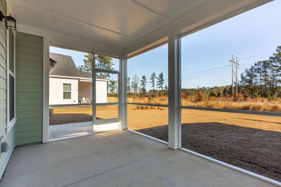 Exterior details and patio area of a home in Single Family Homes at Nexton, Summerville (Image 3).