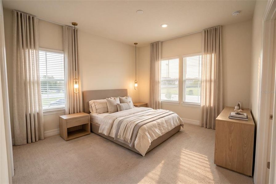 Furnished interior view inside a new home in Parkview Reserve, Orlando (Image 18).