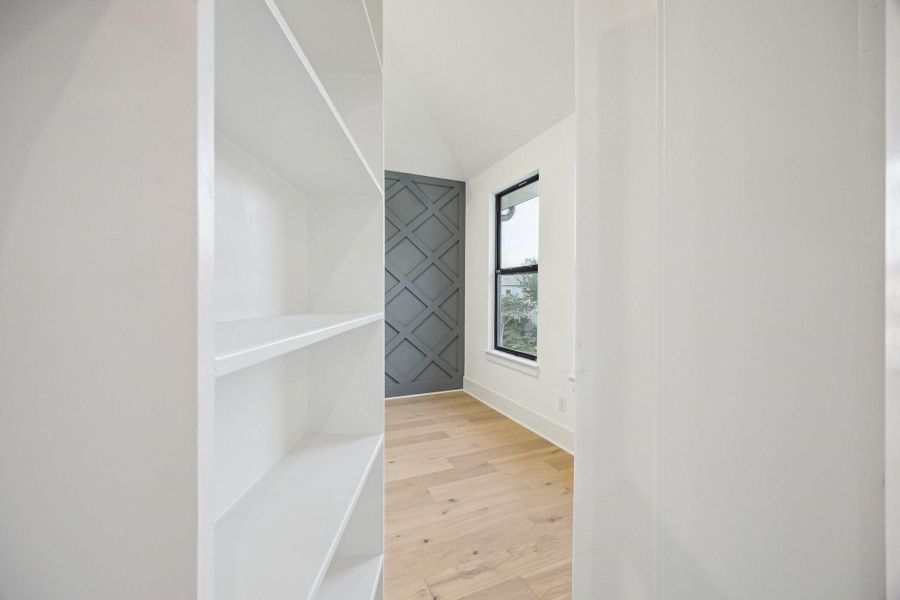 And there's a hidden secret behind the bookcase... And there's a hidden secret behind the bookcase...