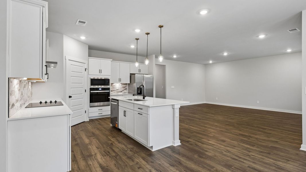 Furnished interior view inside a new home in Reserve at Hickory Ridge, Columbia (Image 12).
