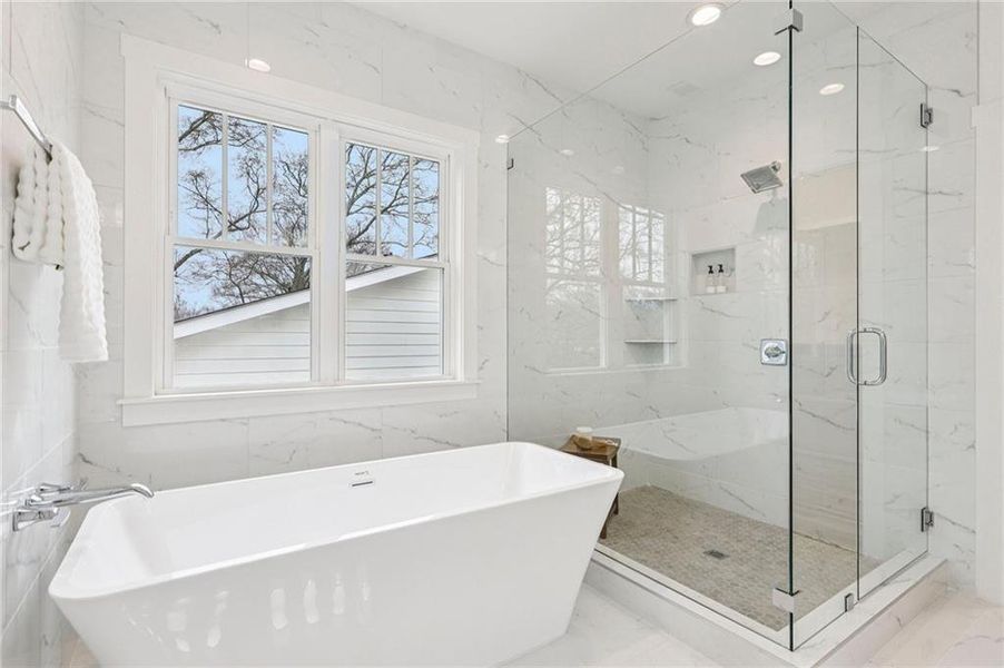 Furnished interior view inside a new home in , Atlanta (Image 29).