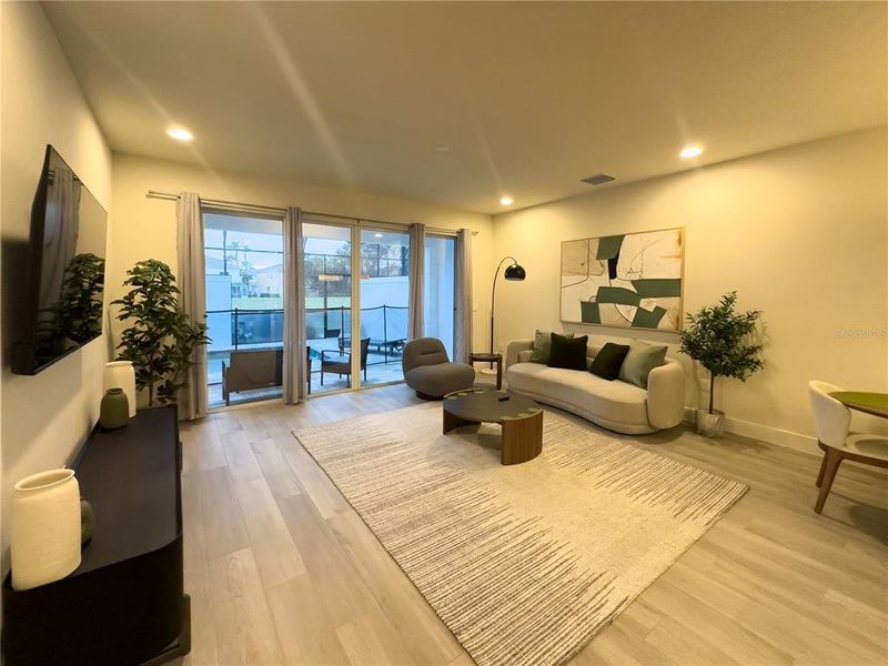 Furnished interior view inside a new home in , Clermont (Image 4).