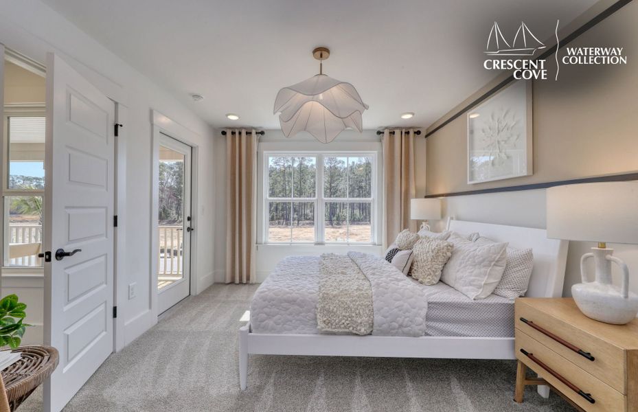 Representative furnished interior of a home built from the Vanderbilt - Waterway Collection by Pulte Homes in Crescent Cove, Myrtle Beach (Image 9).