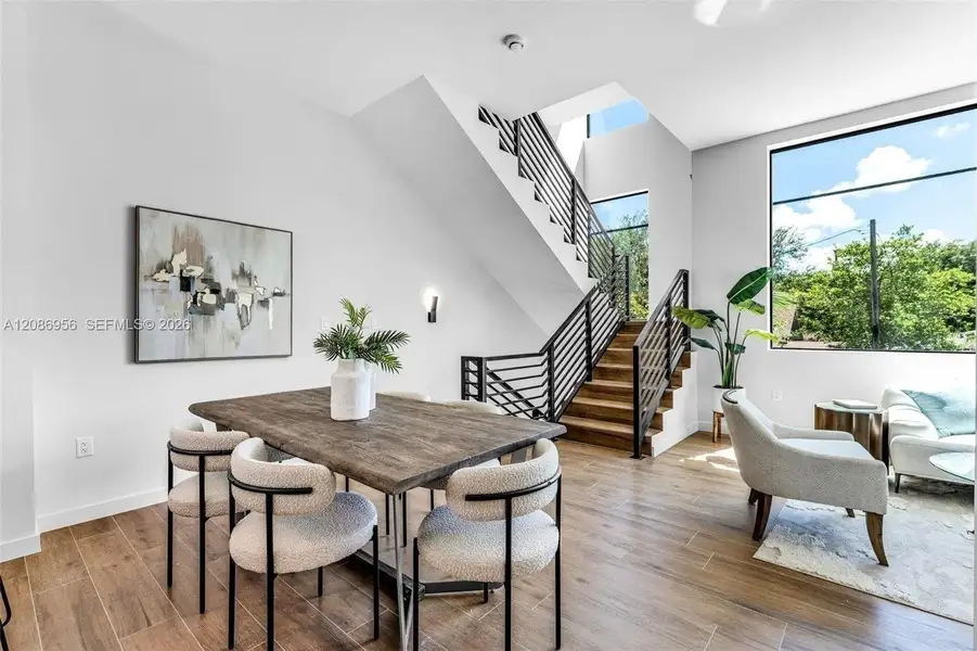 Furnished interior view inside a new home in , Miami (Image 8).