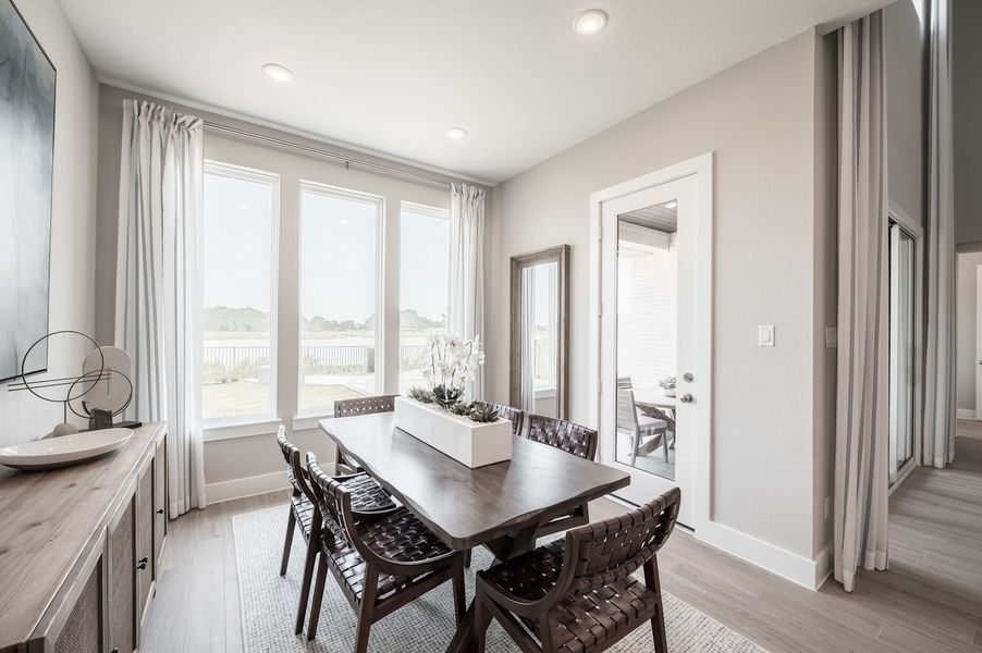 Representative furnished interior of a home built from the Verdin by Tri Pointe Homes in Pecan Ridge, Fulshear (Image 47).