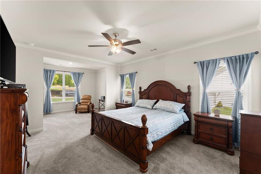 Furnished interior view inside a new home in , Dawsonville (Image 46).