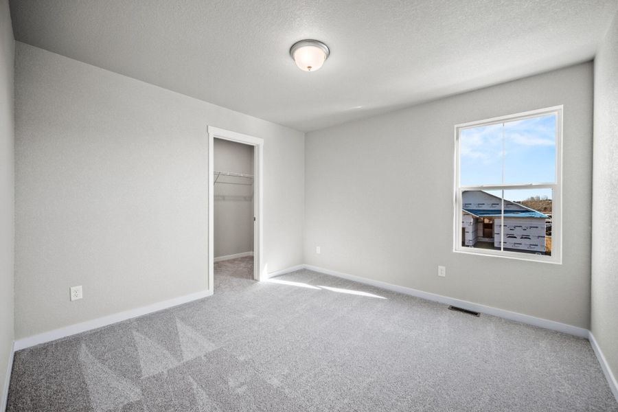 Spacious, unfurnished interior of a new home in The Glen-12, Colorado Springs (Image 22). Spacious, unfurnished interior of a new home in The Glen-12, Colorado Springs (Image 22).