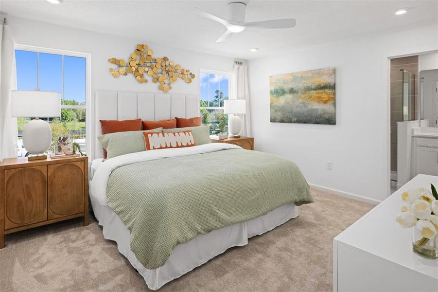 Furnished interior view inside a new home in Hickory Grove, Winter Springs (Image 11).