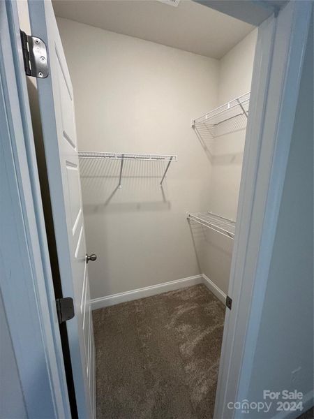 Walk-In Closet Secondary Bedrooms on second floor