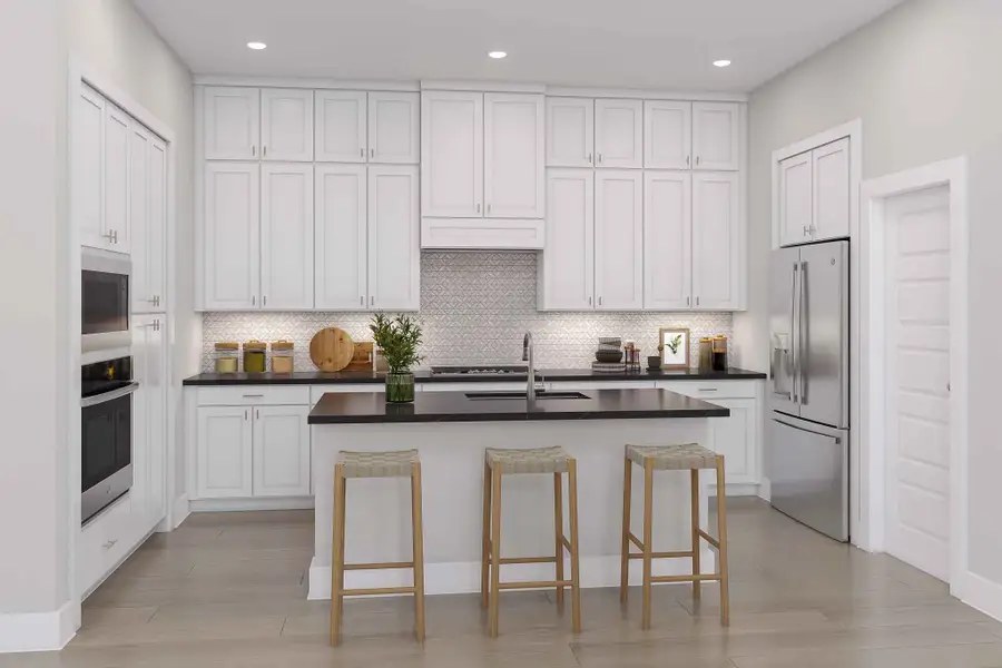 Furnished interior view inside a new home in Woodson’s Reserve 45′, Spring (Image 8).