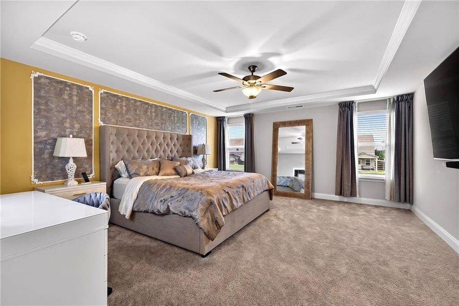 Furnished interior view inside a new home in , McDonough (Image 36).