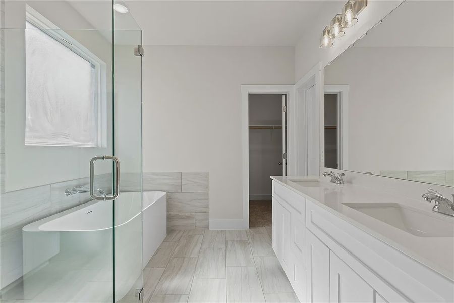 Furnished interior view inside a new home in The Grove at Blackhawk, Pflugerville (Image 14).