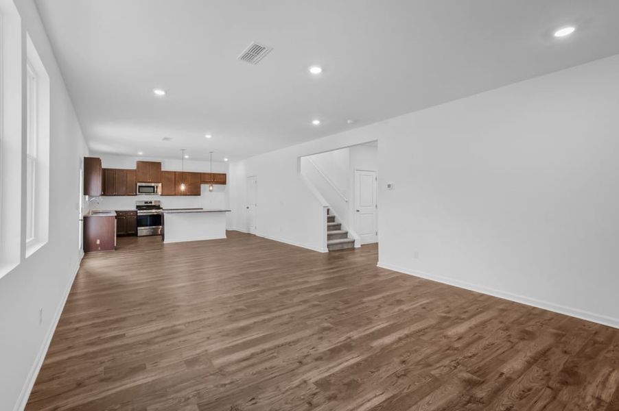 Representative unfurnished interior of a home built from the Prescott by Taylor Morrison in Heritage River, Euharlee (Image 16).