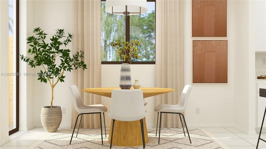 Furnished interior view inside a new home in Luminara, Miami (Image 15). Furnished interior view inside a new home in Luminara, Miami (Image 15).