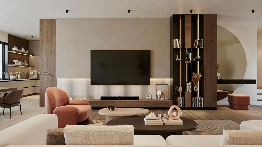 Furnished interior view inside a new home in , North Bay Village (Image 6).