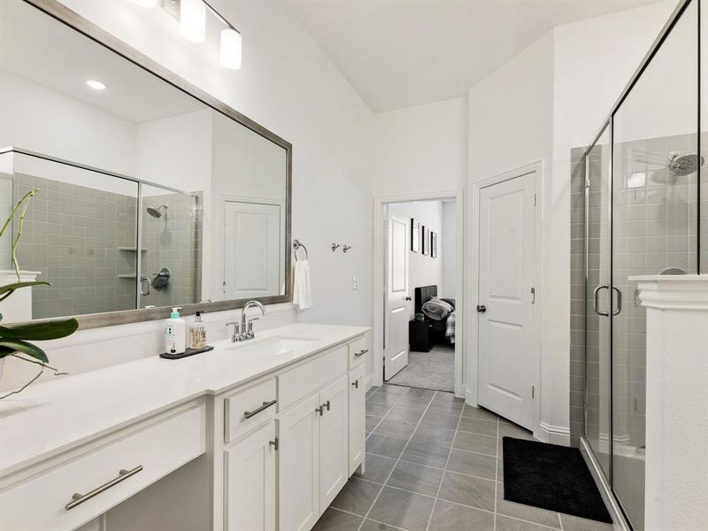 Furnished interior view inside a new home in , Grand Prairie (Image 12).