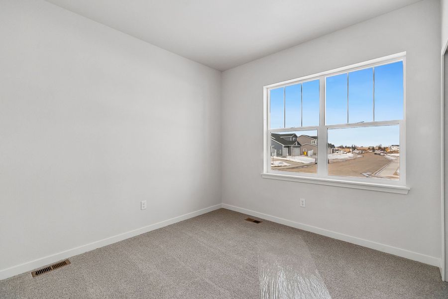 Representative unfurnished interior of a home built from the Stratton by Baessler Homes in Hudson Hills, Hudson (Image 22).
