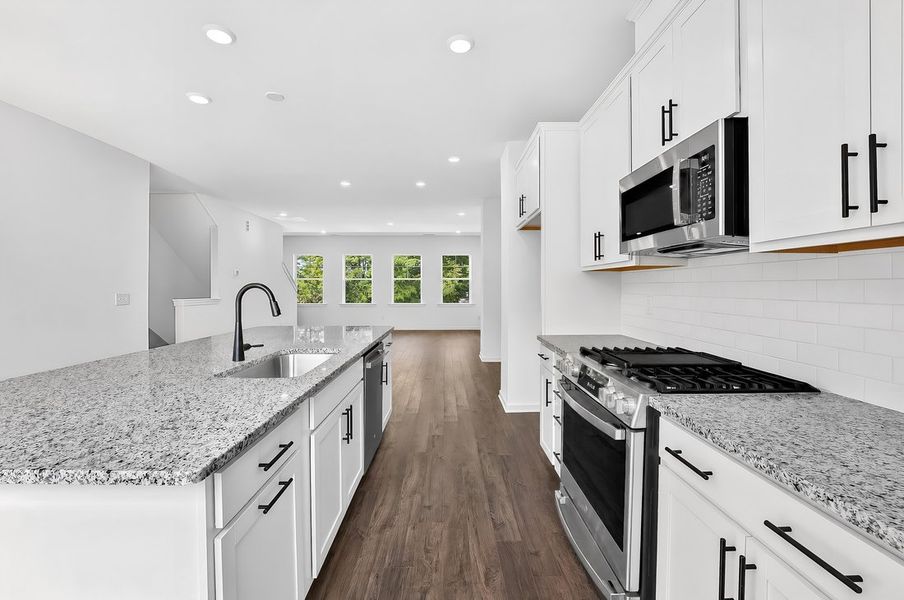 Furnished interior view inside a new home in Silverstone, Knightdale (Image 6).