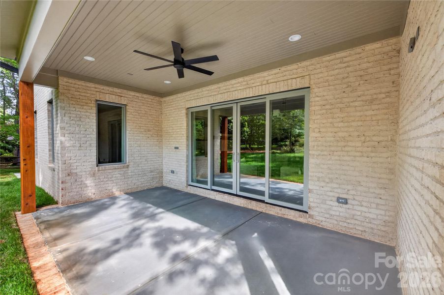Exterior details and patio area of a home in , Charlotte (Image 28).