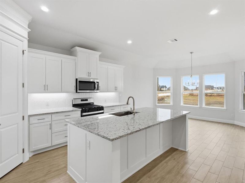 Furnished interior view inside a new home in , Godley (Image 15). Furnished interior view inside a new home in , Godley (Image 15).