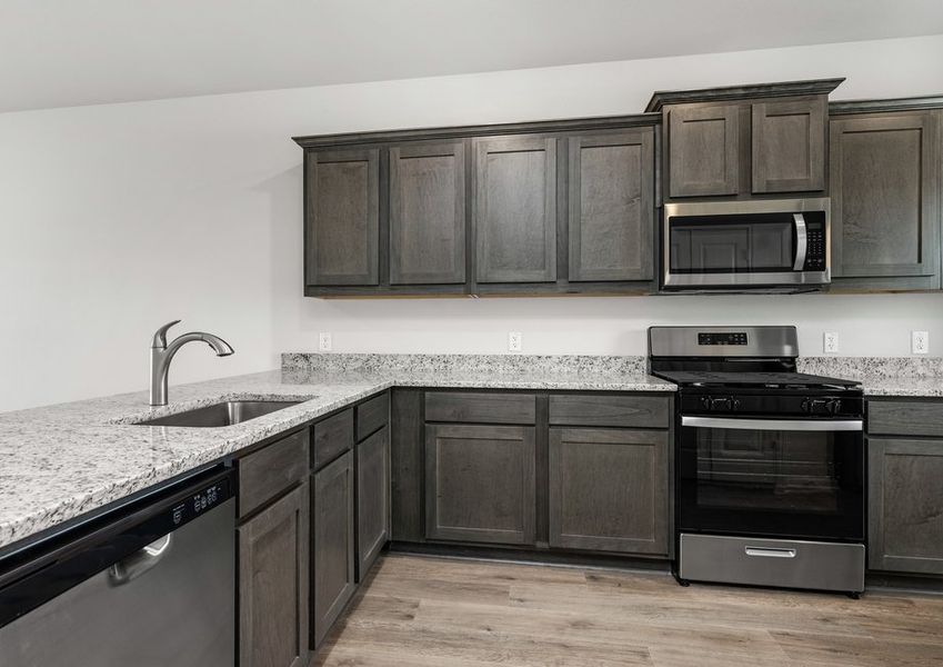 The kitchen has energy efficient appliances. The kitchen has energy efficient appliances.