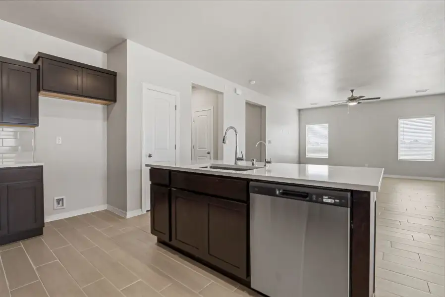 Representative furnished interior of a home built from the Poppy by View Homes in Paseo del Este, El Paso (Image 12).