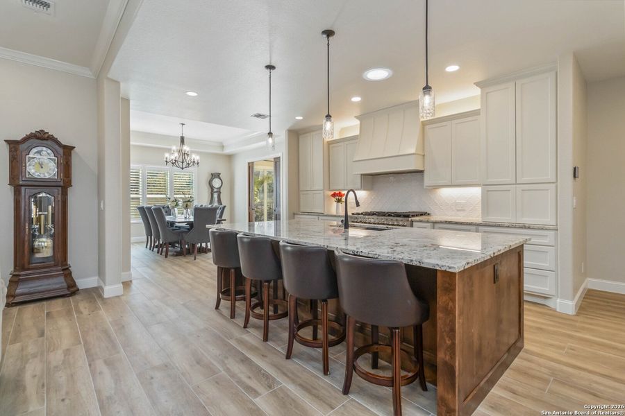 Furnished interior view inside a new home in , Boerne (Image 9).
