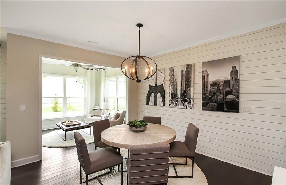 Furnished interior view inside a new home in Arden, Cumming (Image 4).