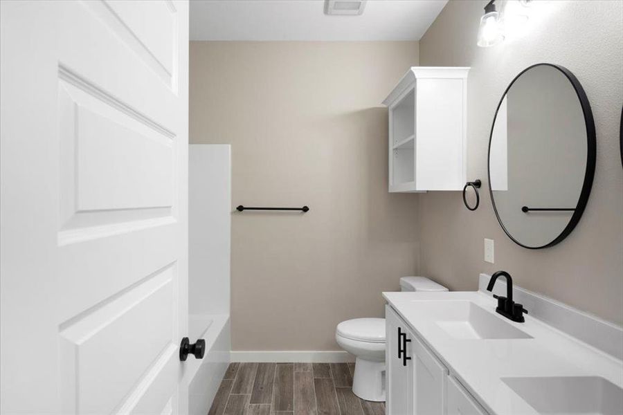 Furnished interior view inside a new home in , Lindale (Image 18). Furnished interior view inside a new home in , Lindale (Image 18).