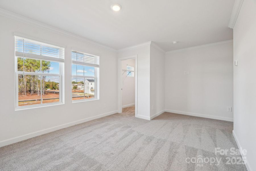 Spacious, unfurnished interior of a new home in Meadows at Wilson Farms - The Heights Series, Fort Mill (Image 25). Spacious, unfurnished interior of a new home in Meadows at Wilson Farms - The Heights Series, Fort Mill (Image 25).