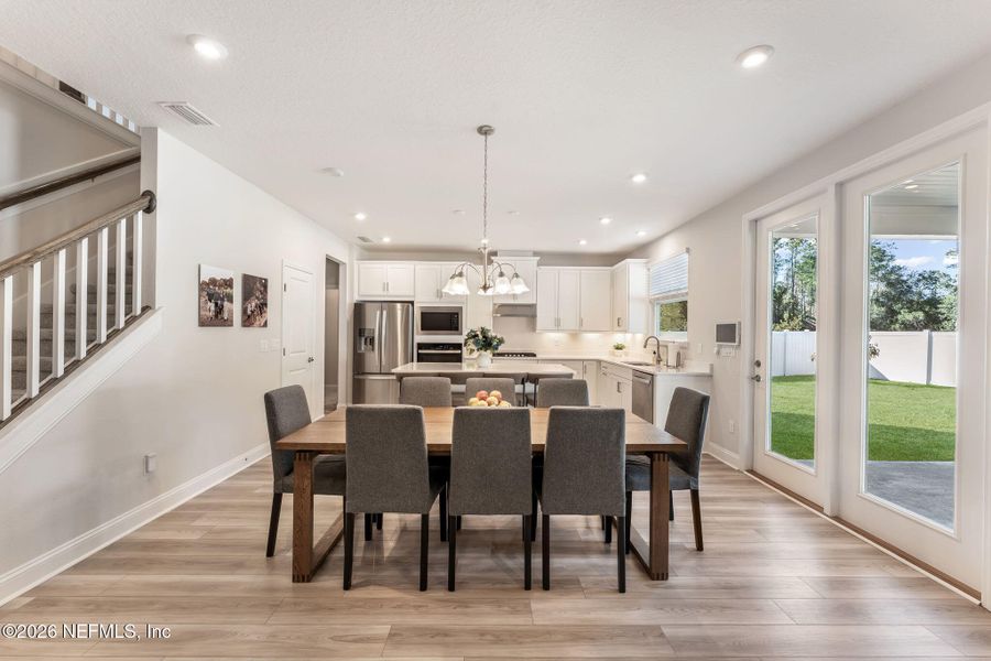Furnished interior view inside a new home in Olde Mandarin Estates, Jacksonville (Image 13).