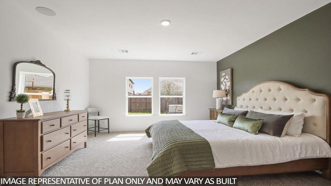 Furnished interior view inside a new home in Venetian Pines, Conroe (Image 5).