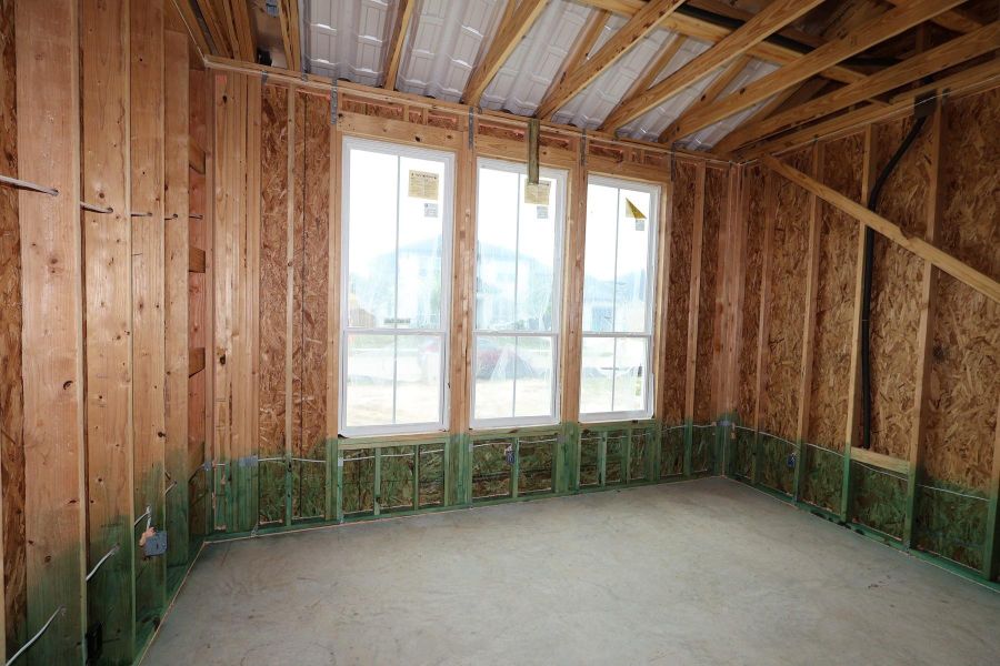 In-progress construction of a new home in Dunham Pointe, Cypress, TX (Image 10).