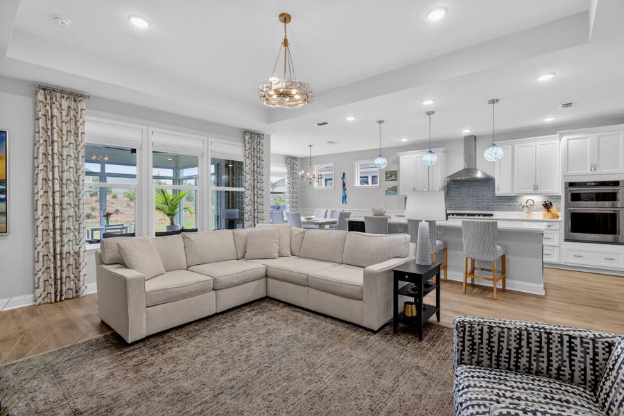 Furnished interior view inside a new home in , Summerville (Image 28).