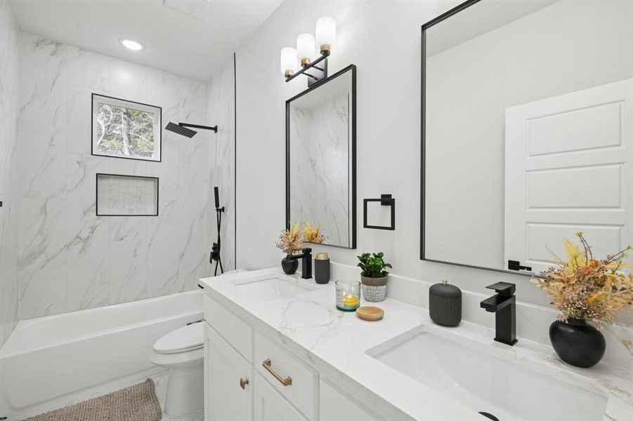 Furnished interior view inside a new home in , Granbury (Image 16).