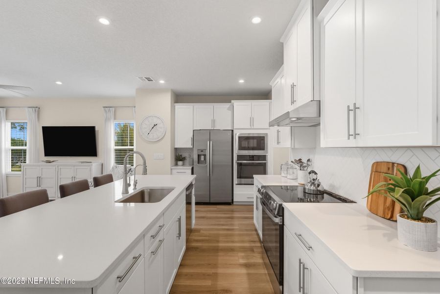 Furnished interior view inside a new home in Shearwater Townhomes, St. Augustine (Image 32).