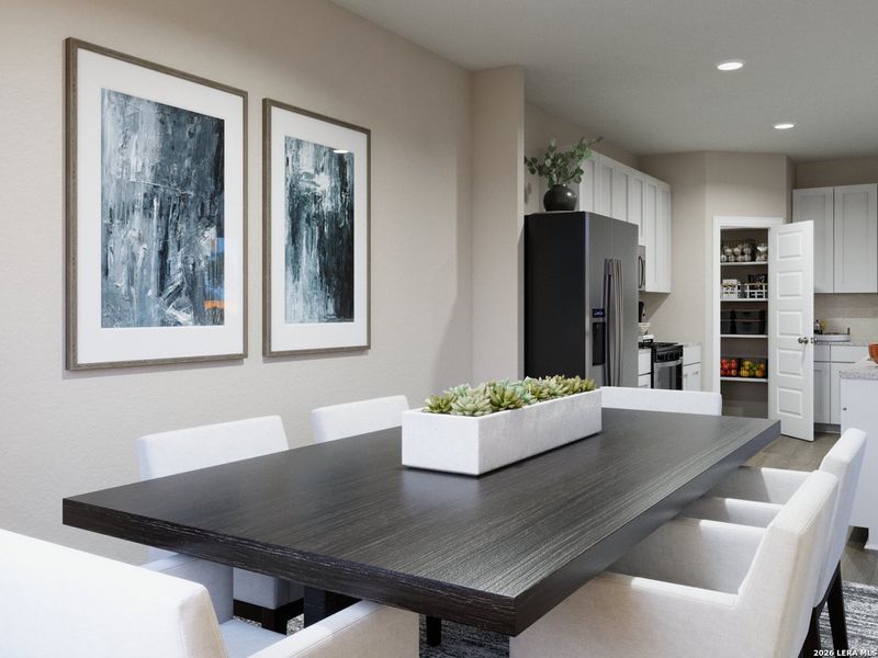 Furnished interior view inside a new home in Melissa Ranch, San Antonio (Image 16).