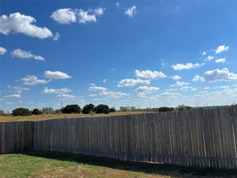 View of yard with greenbelt View of yard with greenbelt