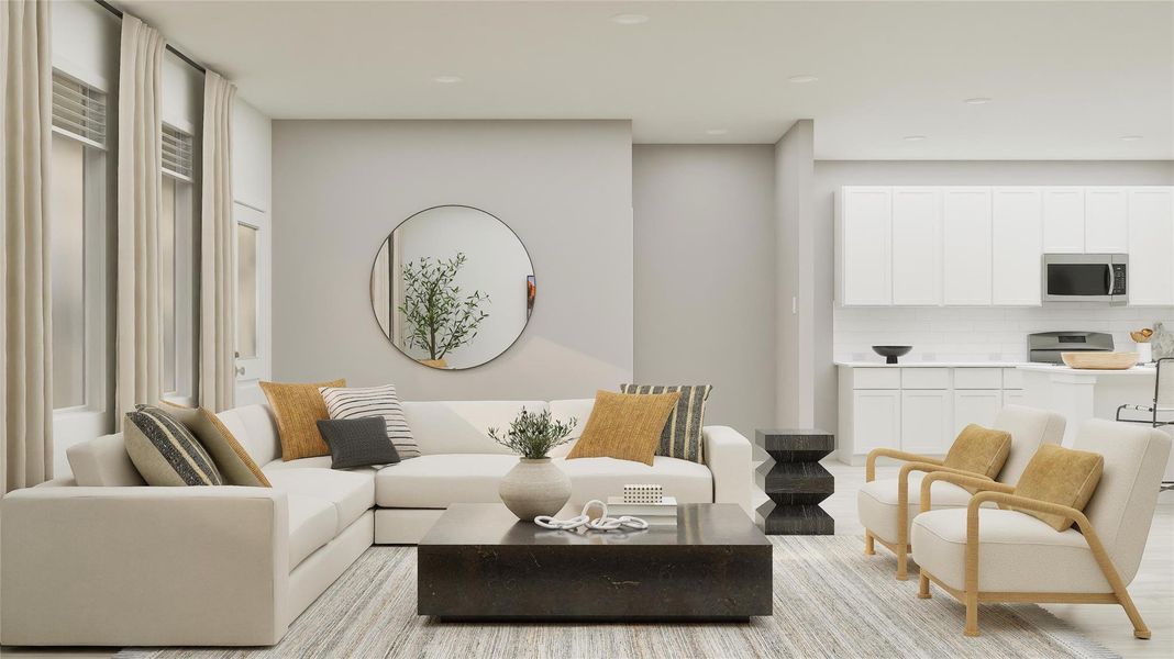 Furnished interior view inside a new home in Binford Creek, Waller (Image 26).