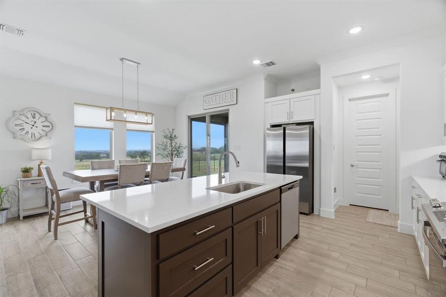 Furnished interior view inside a new home in Gatlin Ranch, Springtown (Image 16).