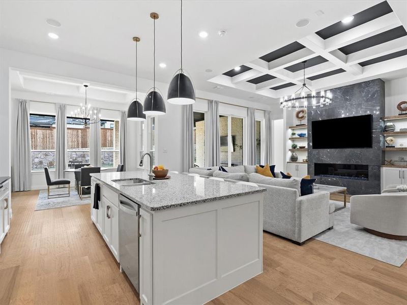 Furnished interior view inside a new home in , Celina (Image 12).