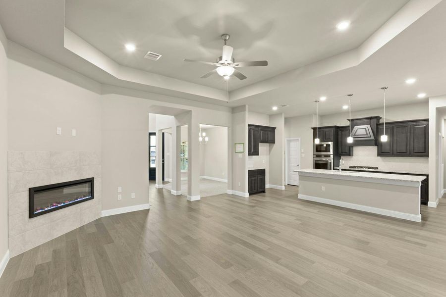 Spacious, unfurnished interior of a new home in Westside Preserve, Midlothian (Image 20).