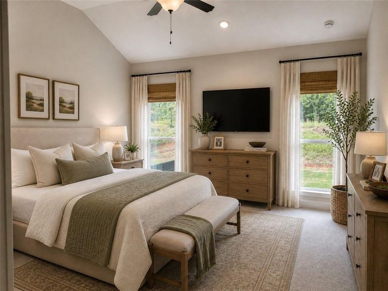 Furnished interior view inside a new home in , Gainesville (Image 10).