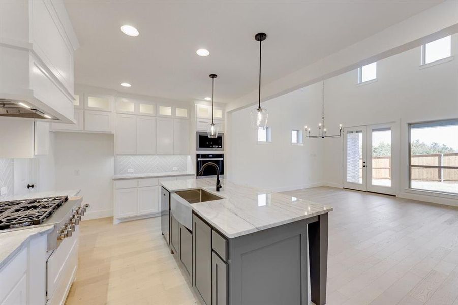 Furnished interior view inside a new home in BridgeWater, Midlothian (Image 7).