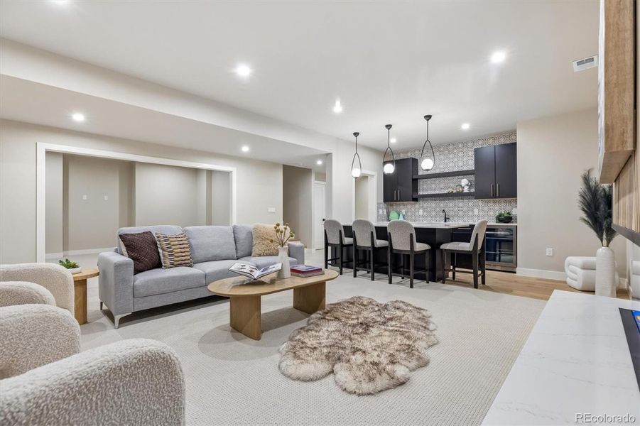Furnished interior view inside a new home in , Denver (Image 16).