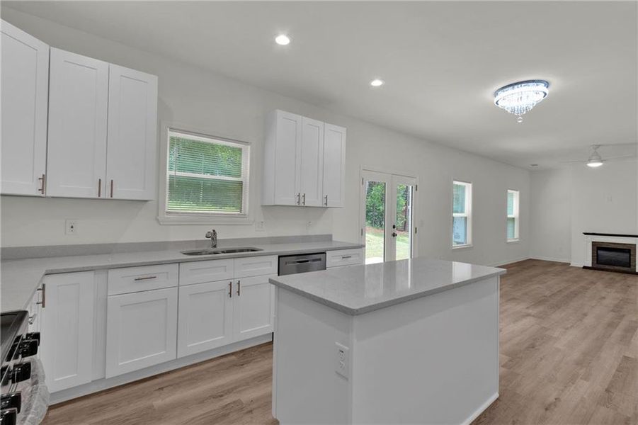 Furnished interior view inside a new home in , Union City (Image 3).