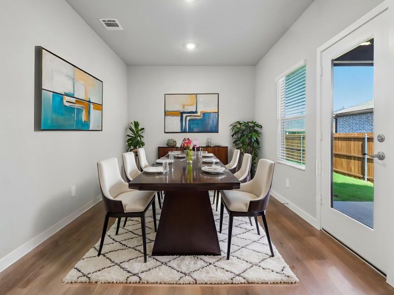 Furnished interior view inside a new home in Cibolo Hills West - Spring Series, Fort Worth (Image 5).