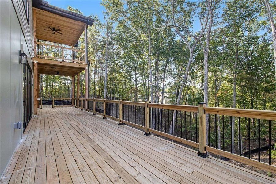 Exterior details and patio area of a home in , Dawsonville (Image 23).
