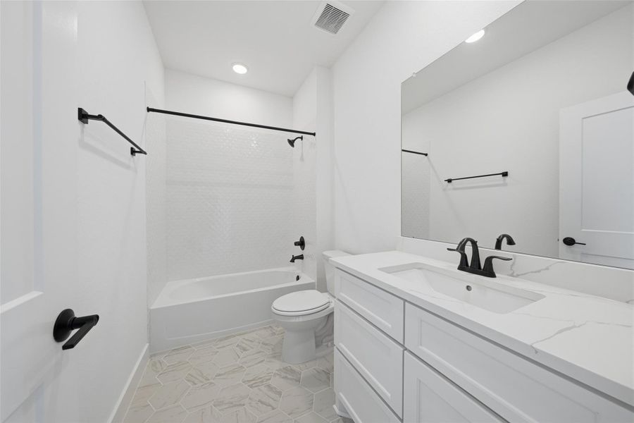 Furnished interior view inside a new home in , Cypress (Image 26).